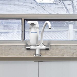 TORNEIRA BANCADA ACQUA PREMIUM BRANCO CROMADA