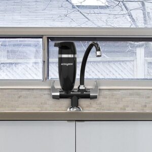 TORNEIRA BANCADA ACQUA PREMIUM PRETO CROMADA
