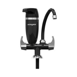 TORNEIRA BANCADA ACQUA PREMIUM PRETO CROMADA