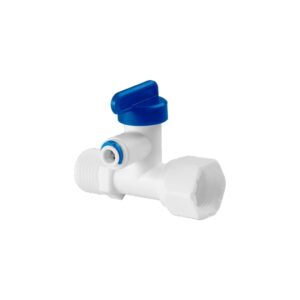 (CN230) VÁLVULA DE FECHAMENTO 3 VIAS PLASTICO 1/4