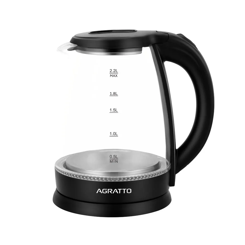 Chaleira Elétrica Agratto Aroma Vidro 2,2L