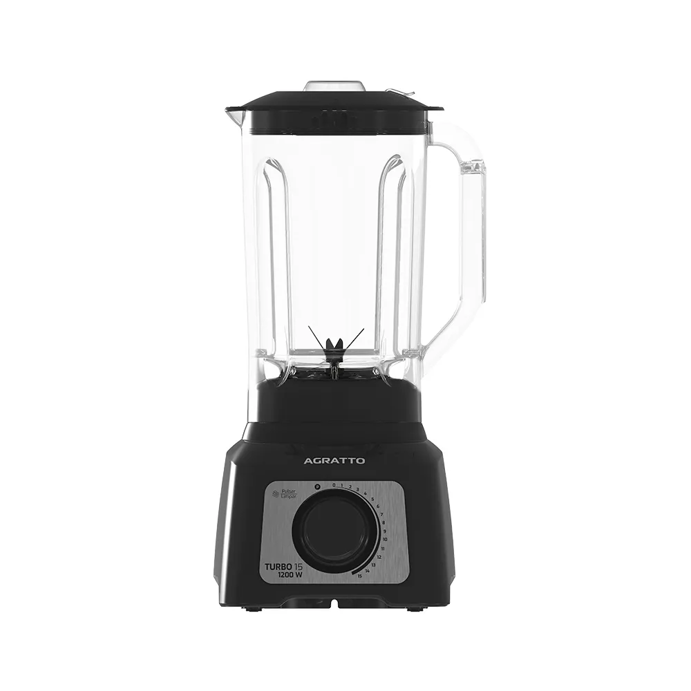 Liquidificador Agratto Turbo 15 3,2L Preto